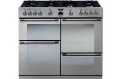 Stoves Sterling R1000GT Gas Range Cooker - Stainless Steel